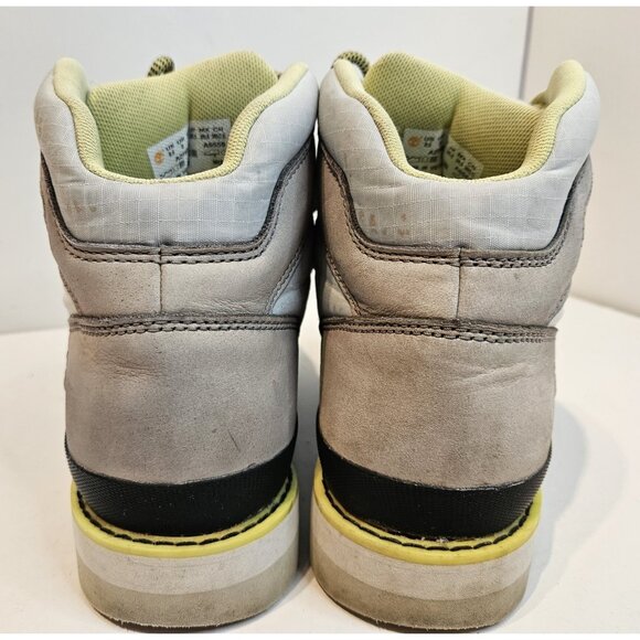 Timberland Euro Hiker Style Boot Grip Vibram Sole Grey Yellow Mens sz 8.5 A2HDW - Picture 3 of 15